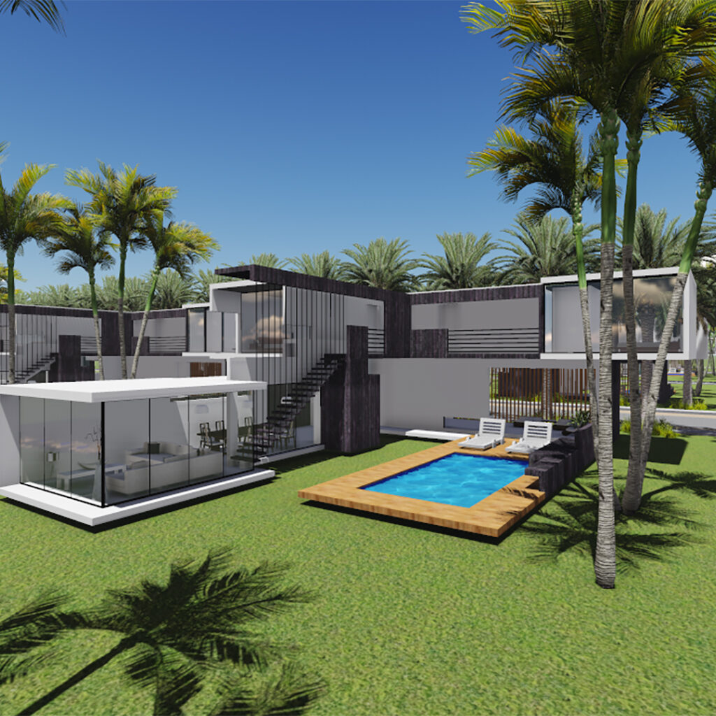 Proyecto casa modelo 2de playa exterior